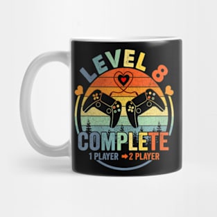 Gamer 8th Wedding Anniversary Level 8 Complete Anniversary Mug